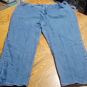 LEE JEANS Womens 41 x 26.50 BLUE STRAIGHT ? Casual Work Used Preowned